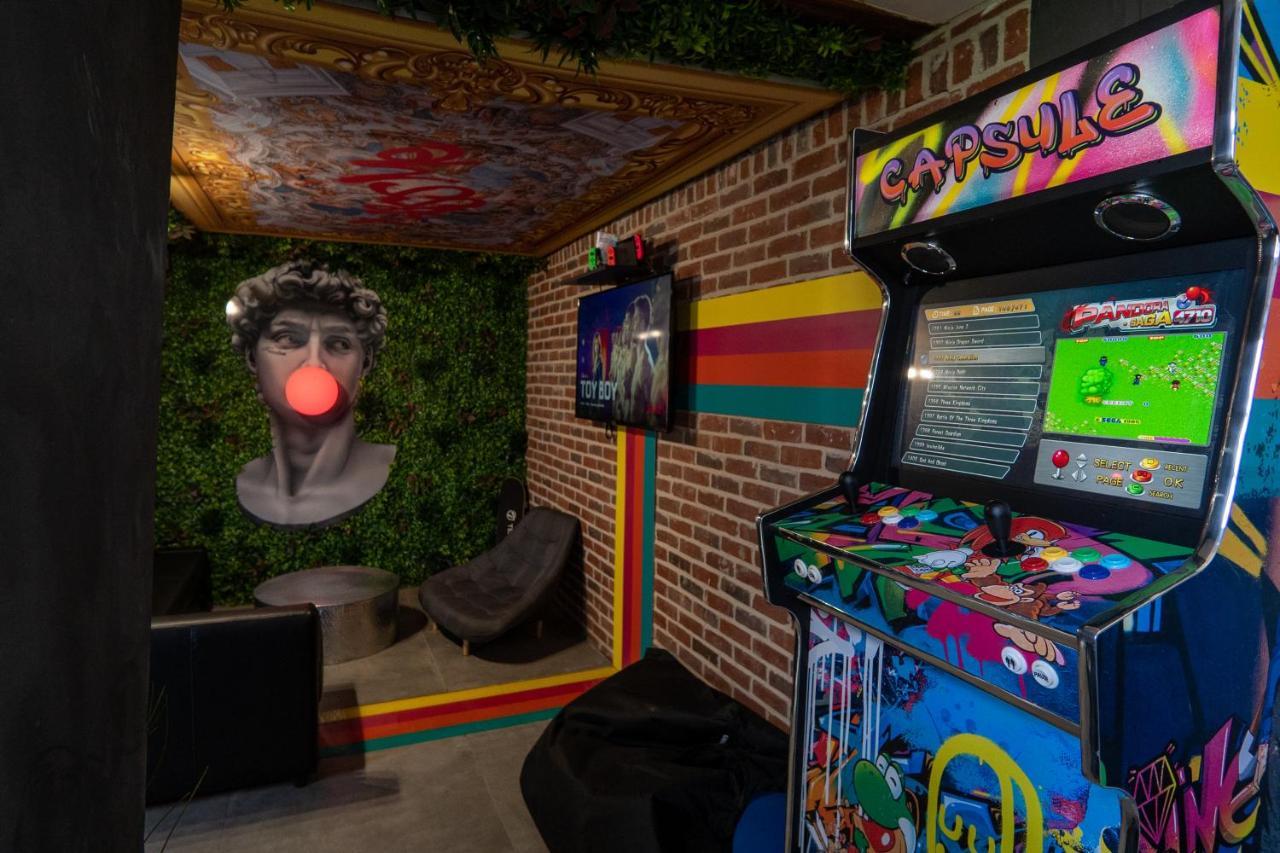Capsule Art Deco - Jacuzzi - Netflix - Home Cinema - Arcade De Jeux & Nintendo Switch - 2 Chambres - Filet Suspendu 발랑시엔 외부 사진
